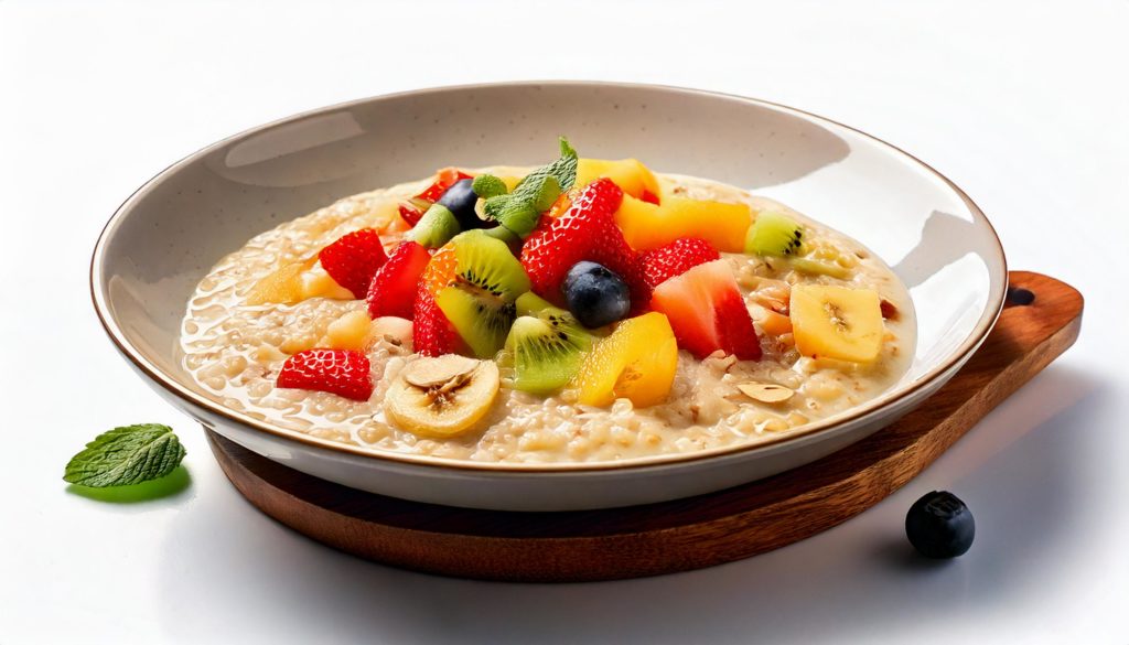 Avena con frutas