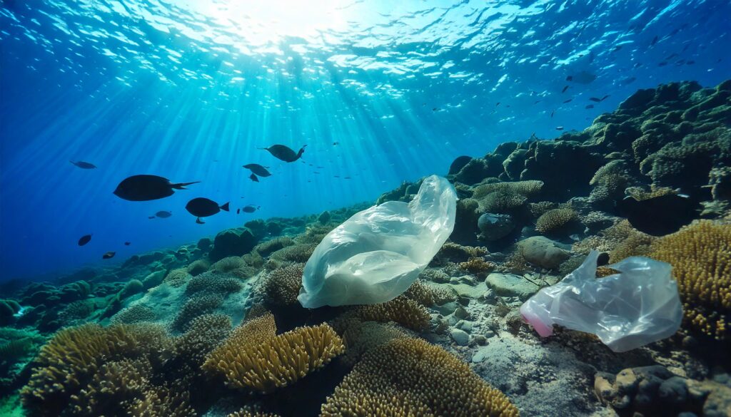 Contaminación del océano con plásticos