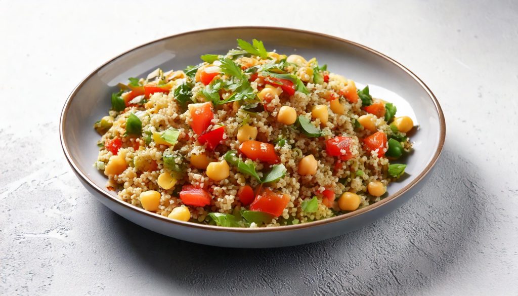 Ensalada de quinoa y garbanzos