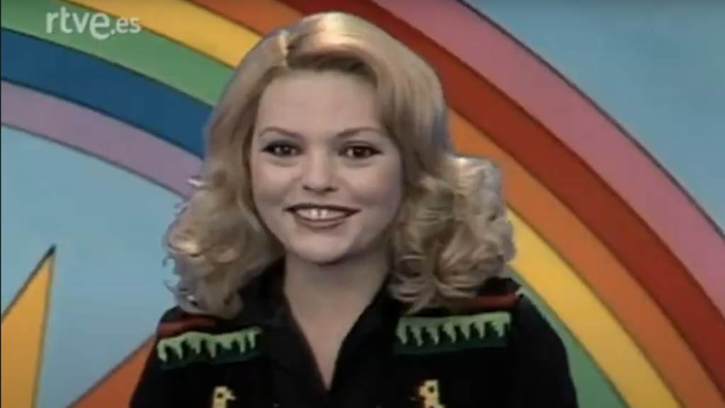 Mayra Gómez Kemp en el programa Sabadabada (1981)