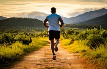 Persona cuidando su salud cardiovascular