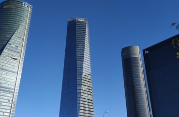 Torres en el Paseo de la Castellana de Madrid